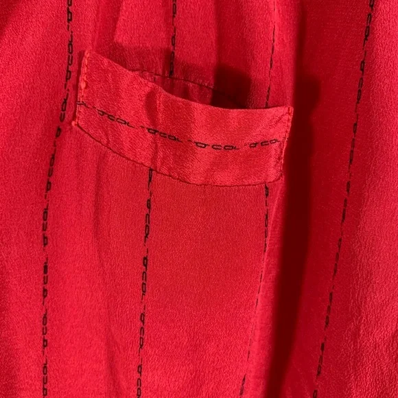 Vintage Bijou Silk Blouse Size XS - Picture 3 of 5